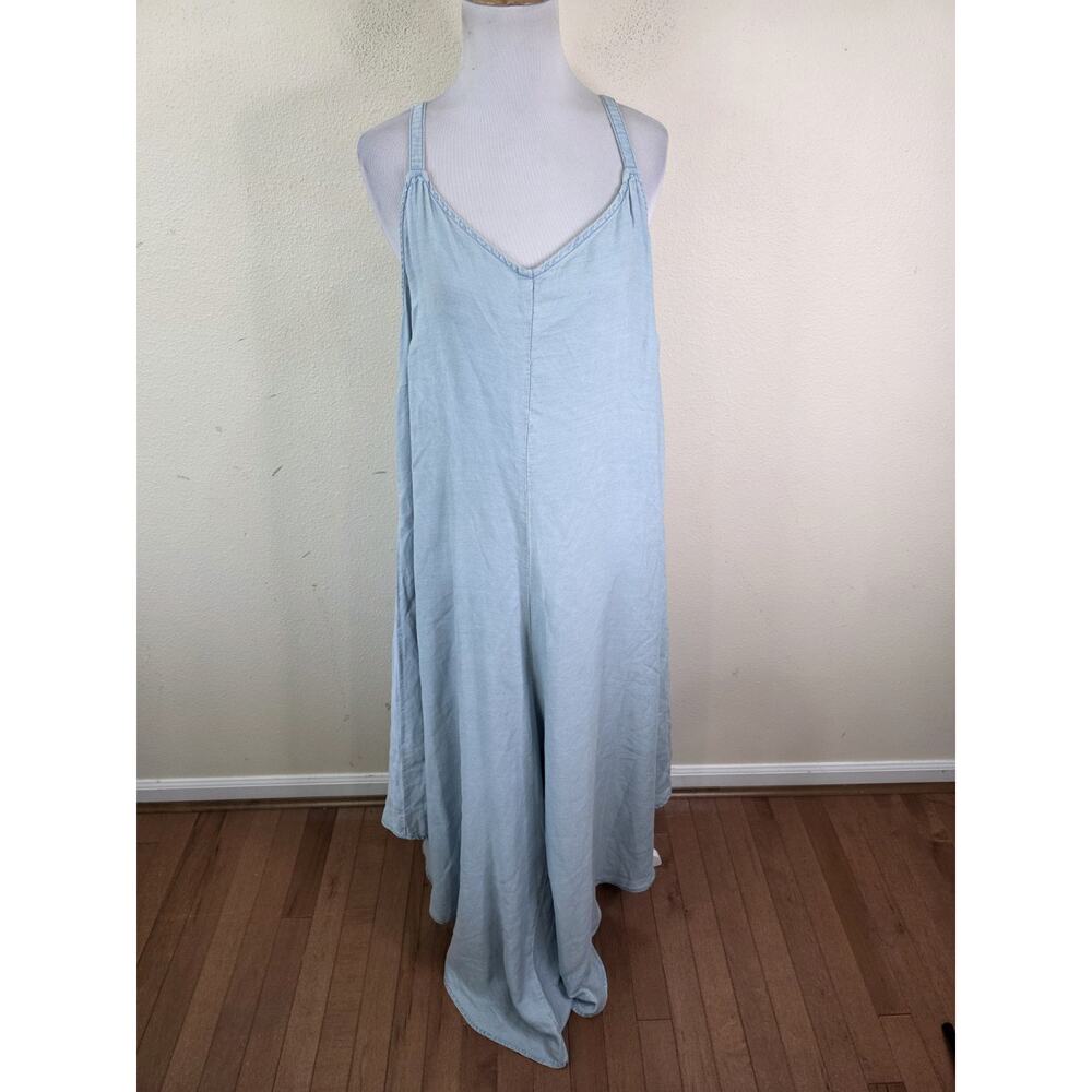 Vince Camuto Womens Size XL Tie Side Wide Leg Rayon/Tencel Jumpsuit 2 Piece - Picture 2 of 16